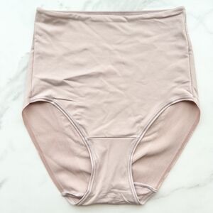 NWOT SOMA VANISHING TUMMY HIGH-WAIST RETRO BRIEF PANTY IN ADOBE ROSE SIZE XS
